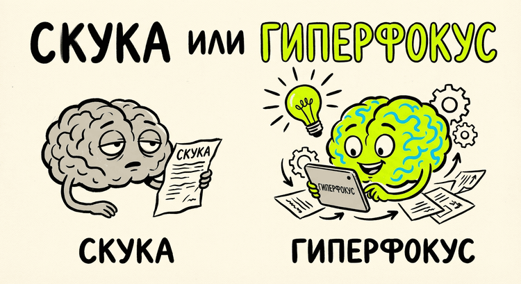 Скука или гиперфокус